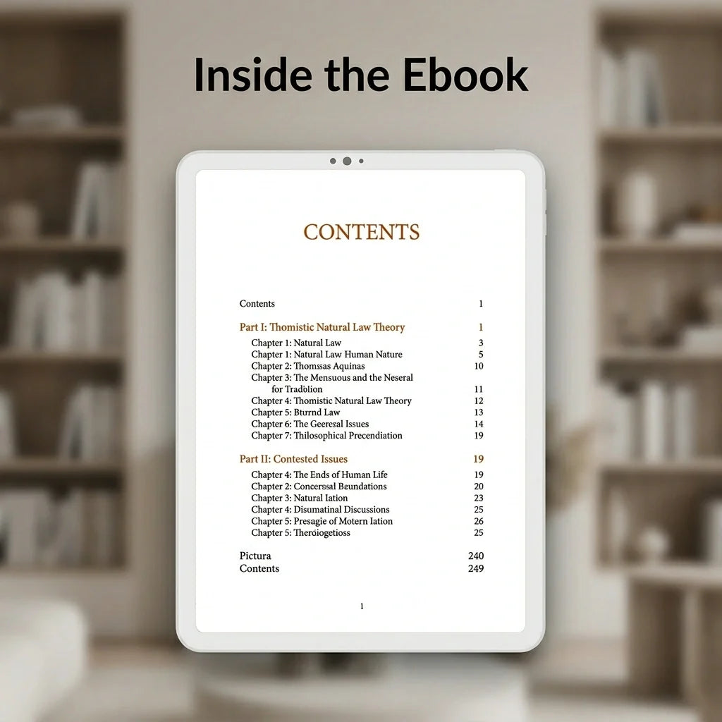 St. Thomas Aquinas and the Natural Law Tradition | e-Book